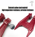 Manual Chainsaw Chain Sharpener with Diamond Burr and Clamping Jig for Outdoor Logging and Woodworking Maintenance (Guide Bar Bracket（1PCS）)