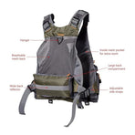 Multi-Pocket Outdoor Fishing Vest with Breathable Mesh and Adjustable Fit for Angling, Photography, and Short-Distance Exploration (Grey)