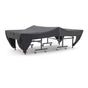 Premium Outdoor Ping Pong Table Cover Waterproof Sunproof Dustproof, Fits Standard Tables with Accessory Pocket and Secure Straps for All-Weather Protection (400D, Black)