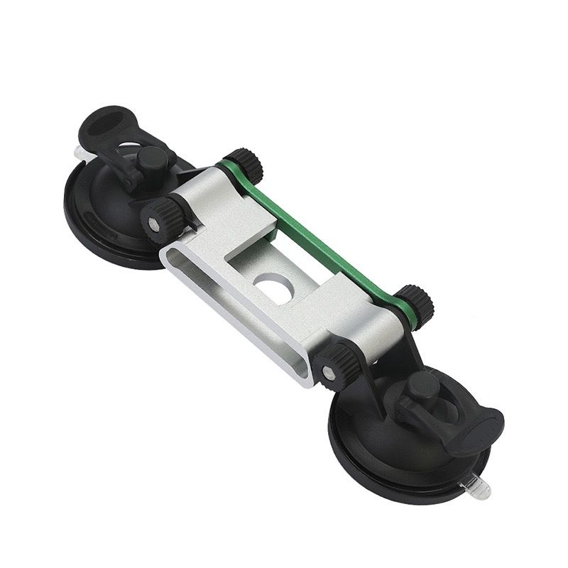 RV Awning Suction Cup Support Bracket – Heavy-Duty Aluminum Vacuum Mount, Tool-Free No-Drill Installation for Camper, Trailer, Van, and Outdoor Camping Awning Poles, 2-Pack Adjustable Stabilizer with Non-Marring Suction Cups (2PCS)