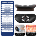 Smart EMS Lumbar Massager with Heat, Airbag Traction and Pulse Modes for Home Relaxation, Muscle Relief and Daily Back Comfort (Flagship Model)