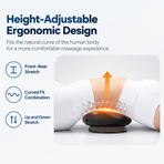 Smart EMS Lumbar Massager with Heat, Airbag Traction and Pulse Modes for Home Relaxation, Muscle Relief and Daily Back Comfort (LCD Hand Control Model)