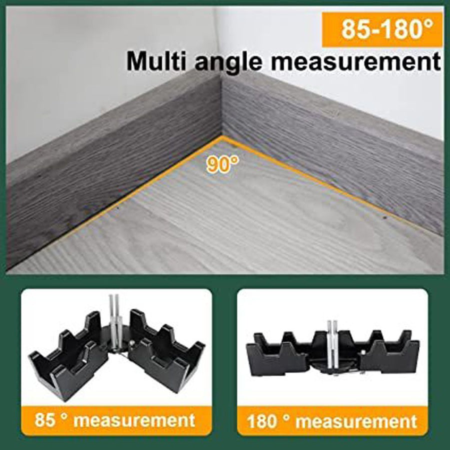 Multi-Angle Miter Cutting Guide Tool for Woodworking, Home Improvement, and DIY Projects, Adjustable Angle Saw Guide for Precision Trimming and Framing Work (OrangeRed)