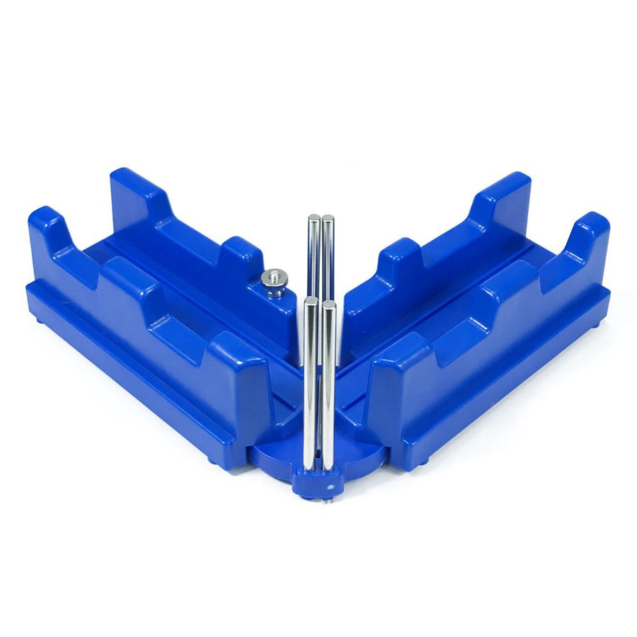 Multi-Angle Miter Cutting Guide Tool for Woodworking, Home Improvement, and DIY Projects, Adjustable Angle Saw Guide for Precision Trimming and Framing Work (OrangeRed)