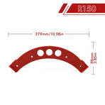 R100-R300 Arc Radius Template Set for Woodworking, Router Jig for Cutting Inner and Outer Rounded Corners on Desktops, Cabinets, Closets and Corner Shelves (F2522-R150)