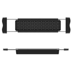 Heavy-Duty Stainless Steel Kitchen Multi-Purpose Drain Rack with Versatile Cutlery Basket and Cup Holder Options, Space-Saving Countertop Organizer for Efficient Drying and Storage in Daily Kitchen Use (Black, Cutlery Basket Version（2PCS）)