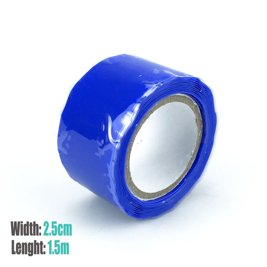 Self-Fusing Silicone Repair Tape for Waterproof Sealing of Pipe Joints, Faucets, Hoses and Plumbing Leaks, Multi-Color Resealable Roll (Grey)