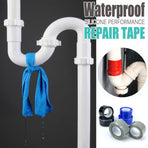 Self-Fusing Silicone Repair Tape for Waterproof Pipe Leak Sealing, Plumbing Hose Wrap, Insulation Bonding, Multi-Color Emergency Fix Roll (Blue)