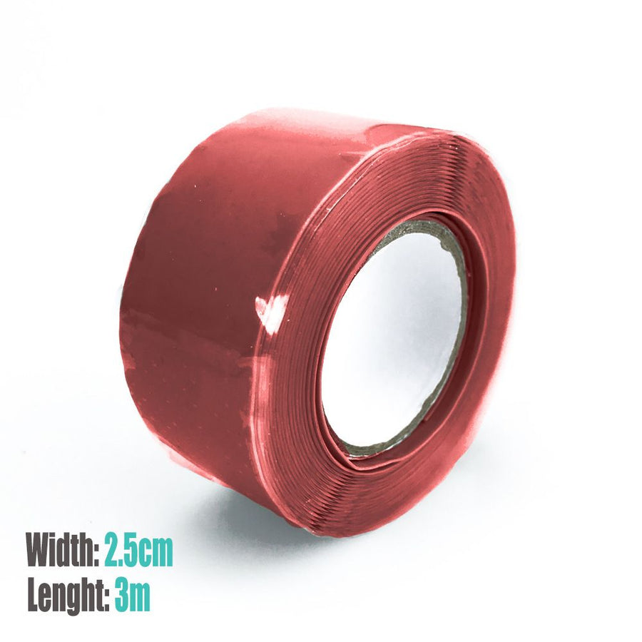 Self-Fusing Silicone Repair Tape for Waterproof Pipe Leak Sealing, Plumbing Hose Wrap, Insulation Bonding, Multi-Color Emergency Fix Roll (Yellow)