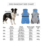 Waterproof Windproof Fleece-Lined Dog Raincoat with Reflective Trim and Leash Opening for Large Breeds, Ideal for Rainy and Snowy Walks (6XL)
