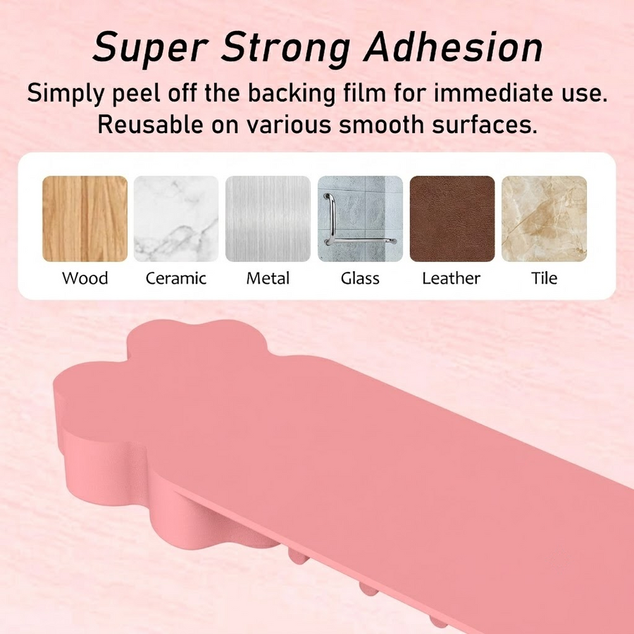 Multi-Functional Silicone Makeup Brush Holder and Cleaning Pad That Sticks to Mirrors, Tiles, and Smooth Surfaces for Quick Washing, Organized Storage, and No-Mess Drip-Drying Beauty Tools (Blue)