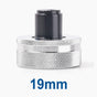 Hydraulic Tube Expander Replacement Heads with Chrome-Plated Knurled Body and Black Hardened Expanding Tip for Refrigeration Copper Pipe Installation and Maintenance (19mm)