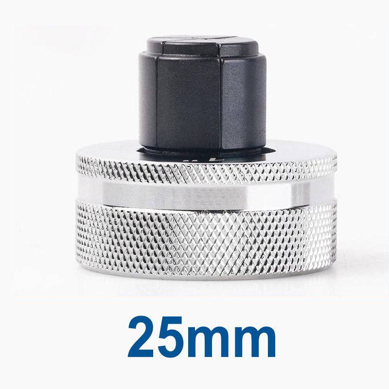 Hydraulic Tube Expander Replacement Heads with Chrome-Plated Knurled Body and Black Hardened Expanding Tip for Refrigeration Copper Pipe Installation and Maintenance (19mm)
