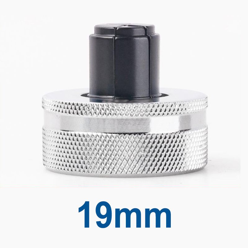 Hydraulic Tube Expander Replacement Heads with Chrome-Plated Knurled Body and Black Hardened Expanding Tip for Refrigeration Copper Pipe Installation and Maintenance(22mm)