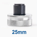 Hydraulic Tube Expander Replacement Heads with Chrome-Plated Knurled Body and Black Hardened Expanding Tip for Refrigeration Copper Pipe Installation and Maintenance(25mm)