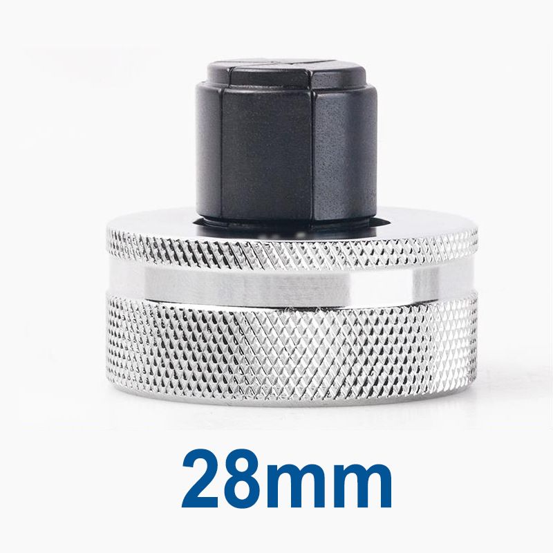 Hydraulic Tube Expander Replacement Heads with Chrome-Plated Knurled Body and Black Hardened Expanding Tip for Refrigeration Copper Pipe Installation and Maintenance(25mm)