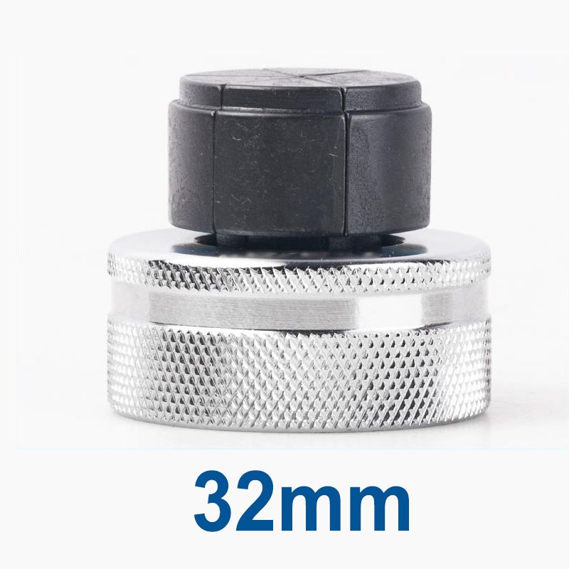 Hydraulic Tube Expander Replacement Heads with Chrome-Plated Knurled Body and Black Hardened Expanding Tip for Refrigeration Copper Pipe Installation and Maintenance (28mm)