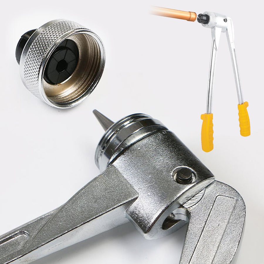Hydraulic Tube Expander with Interchangeable Expander Heads for Copper Pipe Flaring in Refrigeration Repair and Plumbing Installation (2"(50mm))