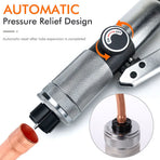 Replaceable Tube Expander Head for Refrigeration Repair Copper Pipe Flaring Swaging Tool Fits Air Conditioning and Refrigerator Maintenance with Multiple Sizes (1-1/2")