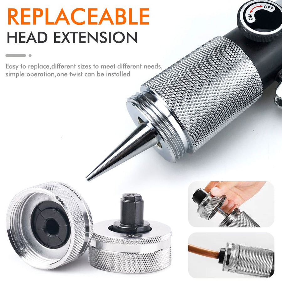 Replaceable Tube Expander Head for Refrigeration Repair Copper Pipe Flaring Swaging Tool Fits Air Conditioning and Refrigerator Maintenance with Multiple Sizes (7/8")