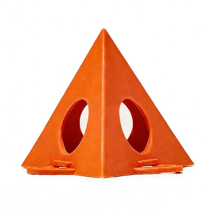 Mini Triangular Paint Pad Risers for Hand Painting Dyeing and Coating Projects, Interlocking Support Stands for Panels and Rods (Red（10PCS）)