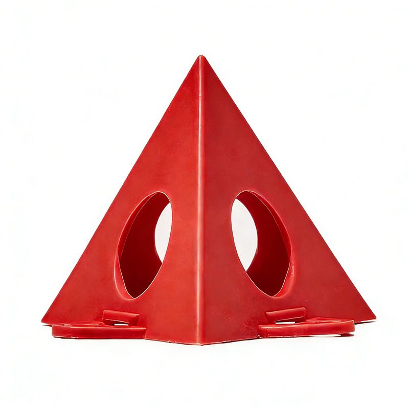 Mini Triangular Paint Pad Risers for Hand Painting Dyeing and Coating Projects, Interlocking Support Stands for Panels and Rods (Red（10PCS）)