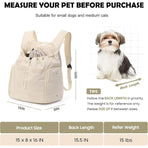 Versatile Front and Back Wearable Pet Carrier Backpack with Breathable Mesh and Multiple Storage Pockets for Small Dogs and Medium Cats Outdoor Walking Travel and Daily Errands (Navy)