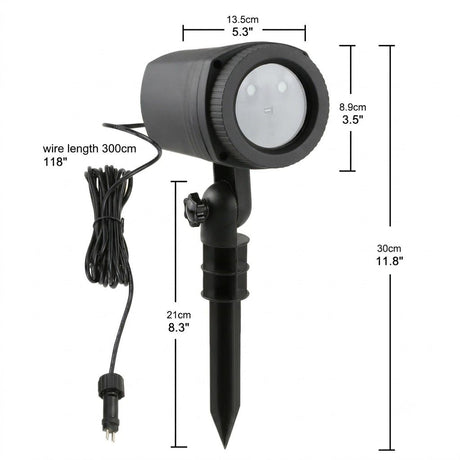Outdoor Waterproof Laser Projection Light with RGB Dynamic Starry Sky Effect – Ideal for Garden, Lawn, Patio,, Waterproof
