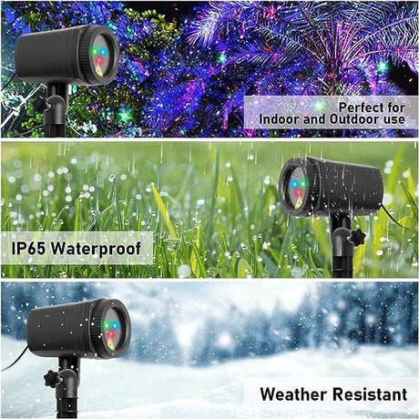 Outdoor Waterproof Laser Projection Light with RGB Dynamic Starry Sky Effect – Ideal for Garden, Lawn, Patio,, image 5