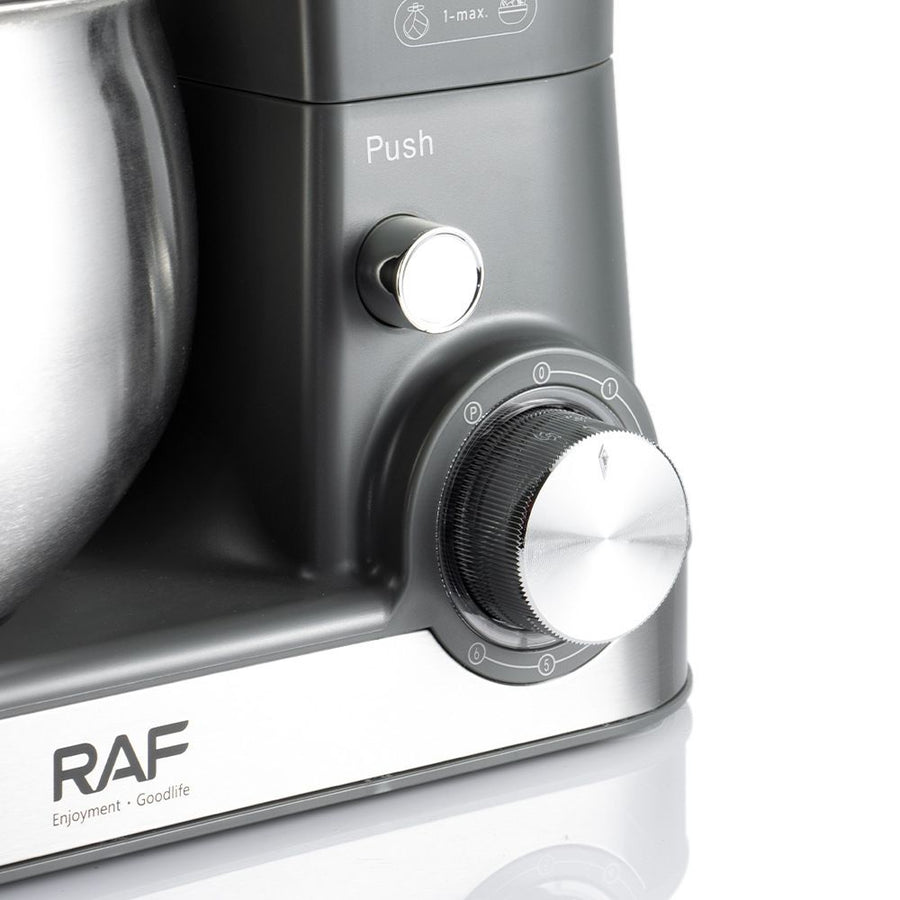 Versatile Stand Mixer with 4.0L Stainless Steel Bowl and 1600W Motor for Home Baking, Dough Kneading, Whipping, and Mixing Tasks (Grey)