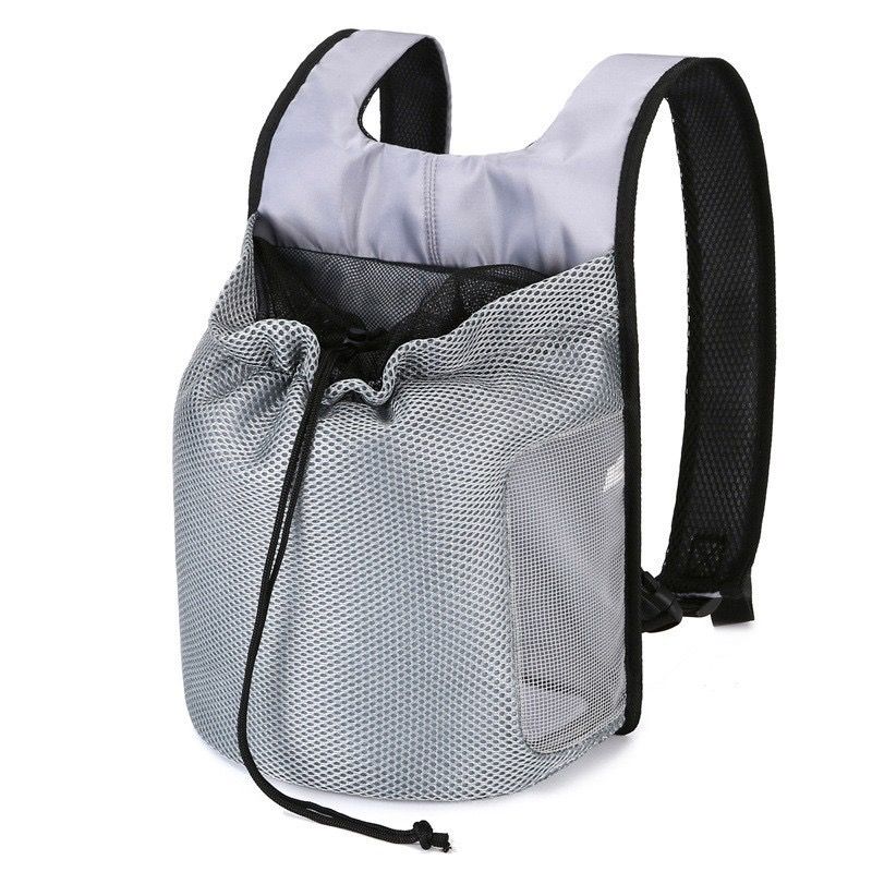 Ventilated Pet Carrier Backpack for Cats and Small Dogs, Front-Facing or Backpack Style, Breathable Mesh and Durable Oxford Fabric, Ideal for Walks, Hiking, and Daily Outings (S, Black)