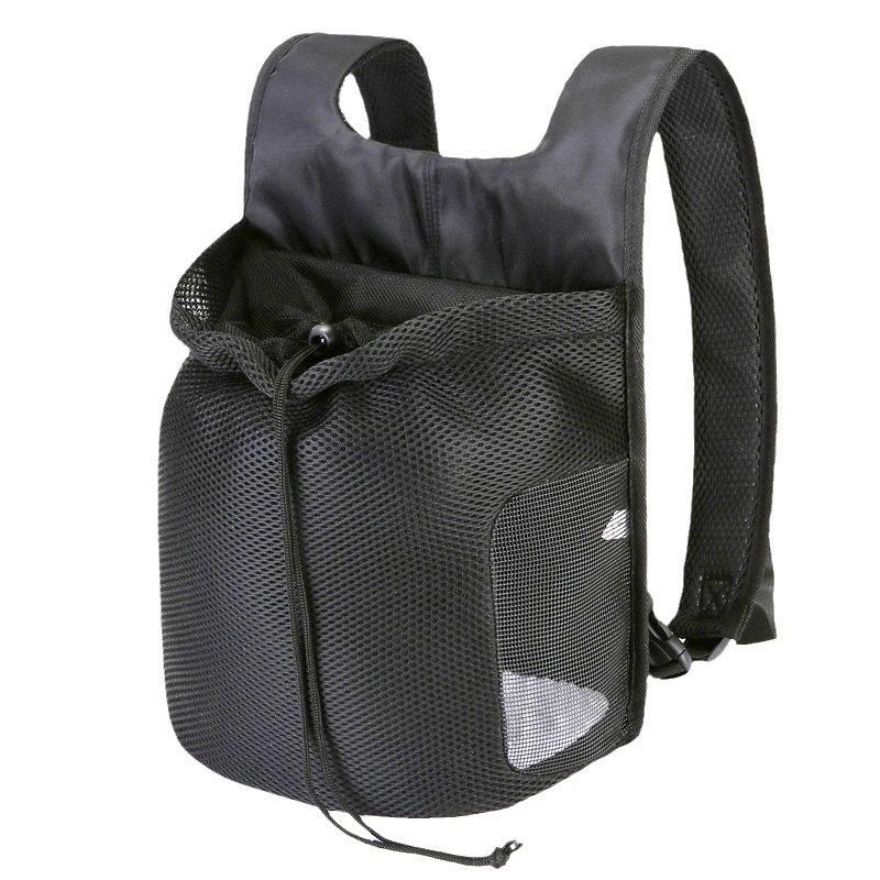 Ventilated Pet Carrier Backpack for Cats and Small Dogs, Front-Facing or Backpack Style, Breathable Mesh and Durable Oxford Fabric, Ideal for Walks, Hiking, and Daily Outings (S, Grey)