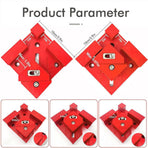 Right Angle Clamp for Woodworking Corner Joints, Square Clamp Tool with Adjustable Jaw for Frame Cabinet Furniture Assembly and DIY Wood Box Projects (Orange, 2PCS)