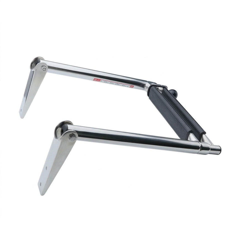 Telescoping Marine Ladder with 316 Stainless Steel Frame and Anti-Slip Steps for Boats, Yachts, Docks, and Watercraft Boarding (4-Step)