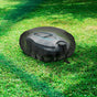 Weatherproof Robot Mower Cover with Drawstring Closure, UV-Resistant Oxford Fabric Protective Shell for Outdoor Storage, Fits Most Automatic Lawn Mowers with Zippered Carry Bag for Convenient Storage (210D(44.5"×39.4"))
