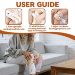 Unisex Knee Heating Patches Disposable Knee Patches 6-Hour Warmth Patches - White - Size 24PCS