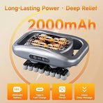 42-Head Massager 9-Speed Massager Fast-Charge Massager Relaxation Massager - Gray - Size 17-12-31