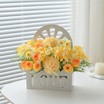 Artificial Sunflowers Wall Hanging Flowers Simulation Flower Basket Living Room - Multi-color - Size 4