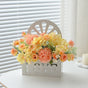 Artificial Sunflowers Wall Hanging Flowers Simulation Flower Basket Living Room - Multi-color - Size 6
