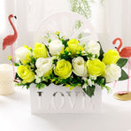 Artificial Sunflowers Wall Hanging Flowers Simulation Flower Basket Living Room - Multi-color - Size 9