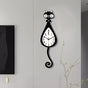 Black Cat-Shaped Clock Home Decor Clock Unique Wall Clock High-Quality Clock Cat