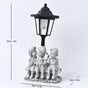 Resin Hummingbird Solar Lamp Outdoor Garden Sculpture Couple Hummingbird - Multi-color - Size 26