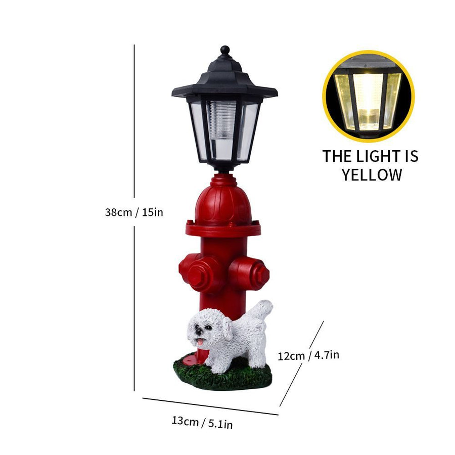 Resin Hummingbird Solar Lamp Outdoor Garden Sculpture Couple Hummingbird - Multi-color - Size 27
