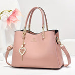 Single-Shoulder Handbag Cross-Body Handbag Pink Handbag Stylish Handbag Travel - Khaki - Size 27-13-19