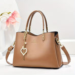 Single-Shoulder Handbag Cross-Body Handbag Pink Handbag Stylish Handbag Travel - Khaki - Size 27-13-19