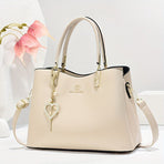 Single-Shoulder Handbag Cross-Body Handbag Pink Handbag Stylish Handbag Travel - Khaki - Size 27-13-19