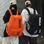 Fashion Backpack Sport Backpack Travel Backpack Four-Color Backpack Trendy - Neon Green - Size L