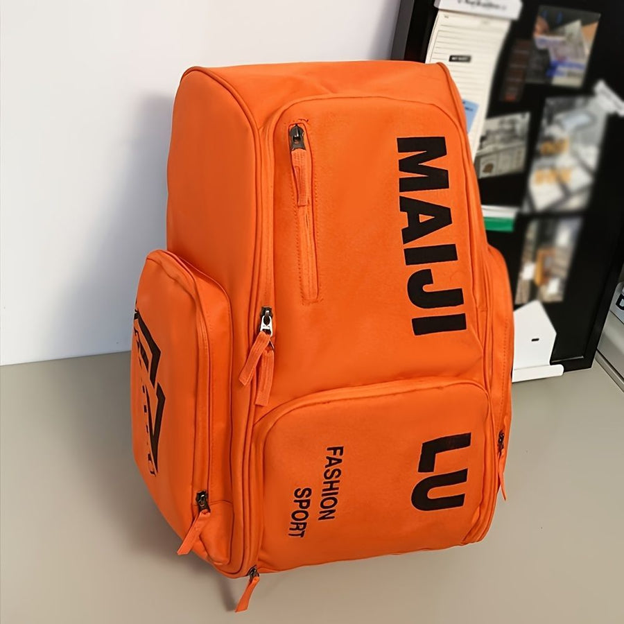 Fashion Backpack Sport Backpack Travel Backpack Four-Color Backpack Trendy - Neon Green - Size L