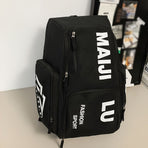 Fashion Backpack Sport Backpack Travel Backpack Four-Color Backpack Trendy - Neon Green - Size L