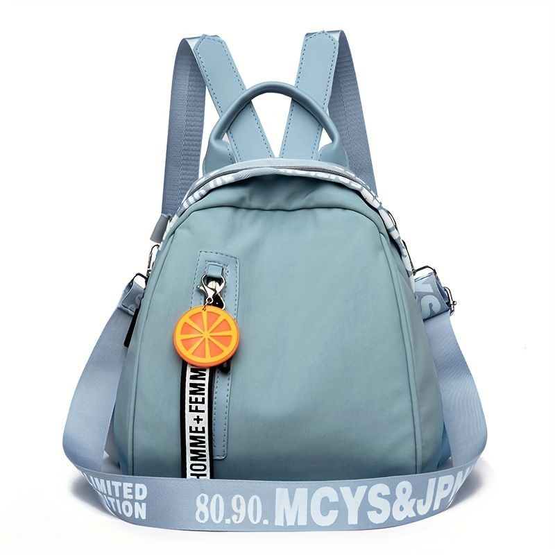 Mini Backpack Fashionable Backpack Travel Backpack High-Quality Backpack Trendy - Blue - Size L